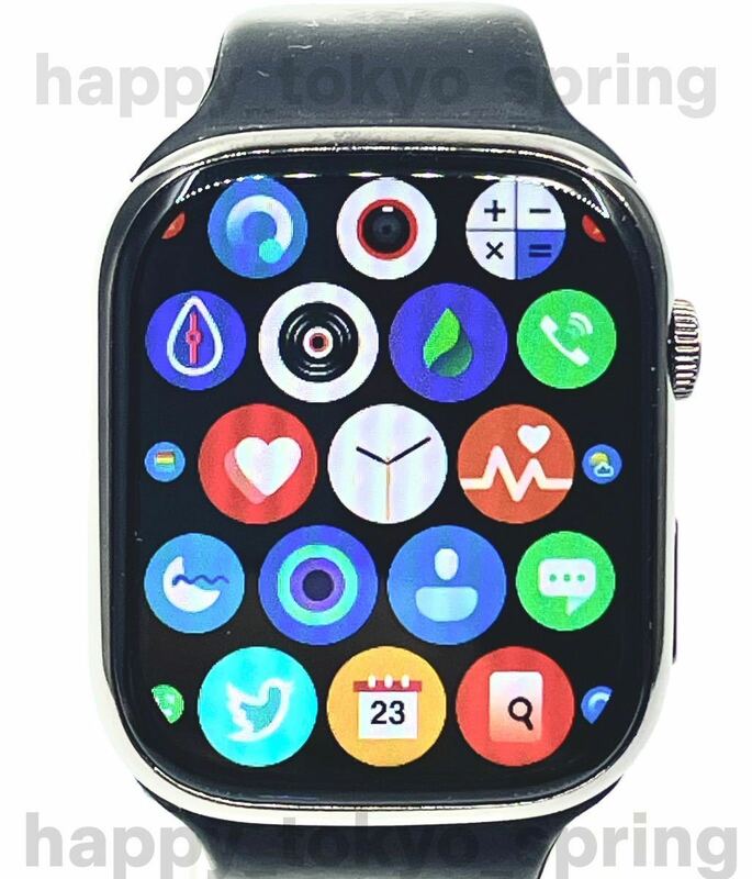 新品 Apple Watch 代替品 2.3インチ 大画面 スマートウォッチ 音楽 多機能 Watch9 健康 スポーツ 防水 血中酸素 android 血圧 iphone 睡眠.