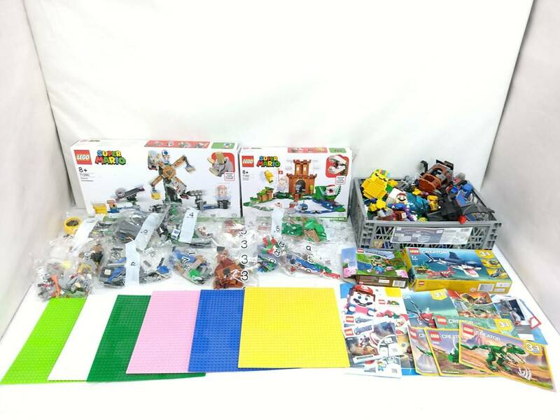 【USED品】LEGO レゴ ブロック他 大量おまとめセット/積木/おもちゃ/スーパーマリオ/マインクラフト/クリエイター/マーベル他/14-RHT35