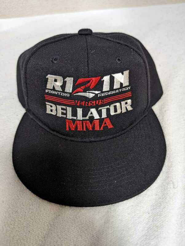 RIZIN×BELLATOR MMA　キャップ　サイズ調整可　美中古品　朝倉未来　朝倉海　平本蓮