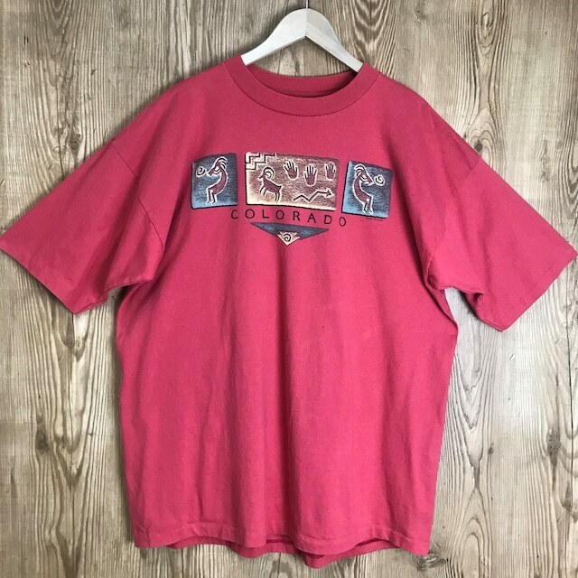 USA製 90s VINTAGE COLORADO ココペリ Tシャツ メンズ XLサイズ 90年代 コロラド ヴィンテージ 古着 e24052726