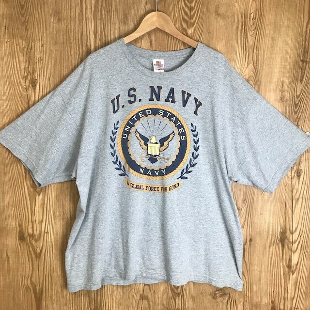 USA製 VINTAGE U.S.NAVY Tシャツ メンズ 2XLサイズ 米軍 ミリタリー ヴィンテージ 古着 e24052725