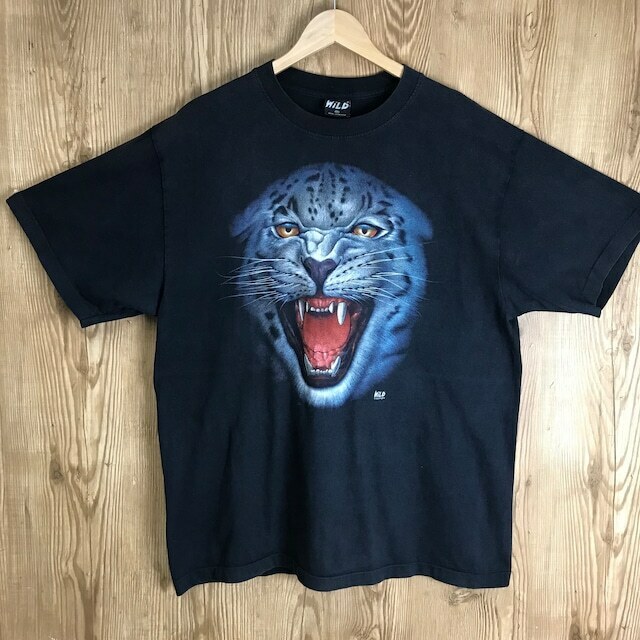 90s VINTAGE WILD REAL TIGER Tシャツ メンズ XLサイズ 90年代 アニマル柄 動物柄 ヴィンテージ 古着 e24060321