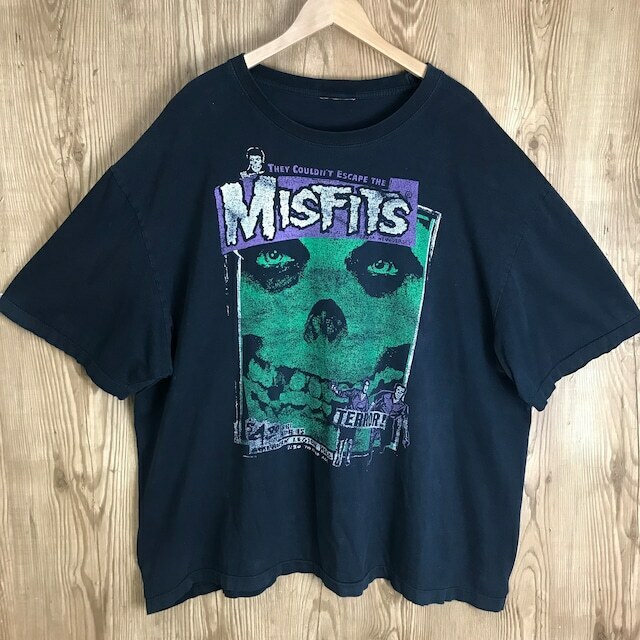 90s VINTAGE MISFITS Tシャツ メンズ XXLサイズ位 90年代 ミスフィッツ バンドT ロックT ヴィンテージ 古着 e24060304