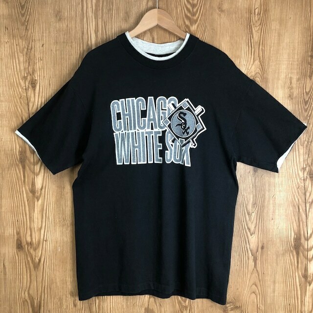 USA製 90s VINTAGE MLB WHITE SOX Tシャツ メンズLサイズ 90年代 ホワイトソックス　メジャーリーグ 古着 e24060909