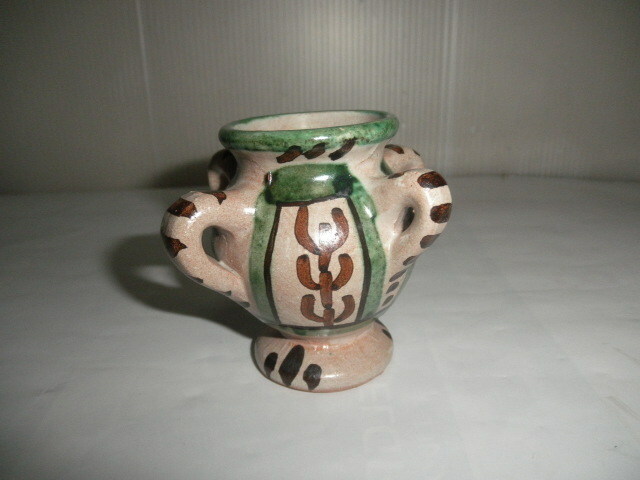 スペイン　 Domingo punter（ ドミンゴ パンター）ミニ壷　ツボ　アンティーク　コレクション　レトロ　インテリア　雑貨　陶器　西洋陶器