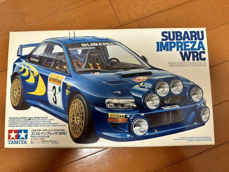 タミヤ スバル インプレッサ WRC 98モンテカルロ仕様 24スケール プラモデル 