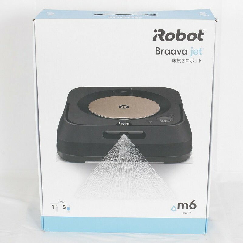 【新品未開封】iRobot ブラーバ ジェット m6 ブラック 床拭きロボット掃除機 m613260 アイロボット Braava 本体