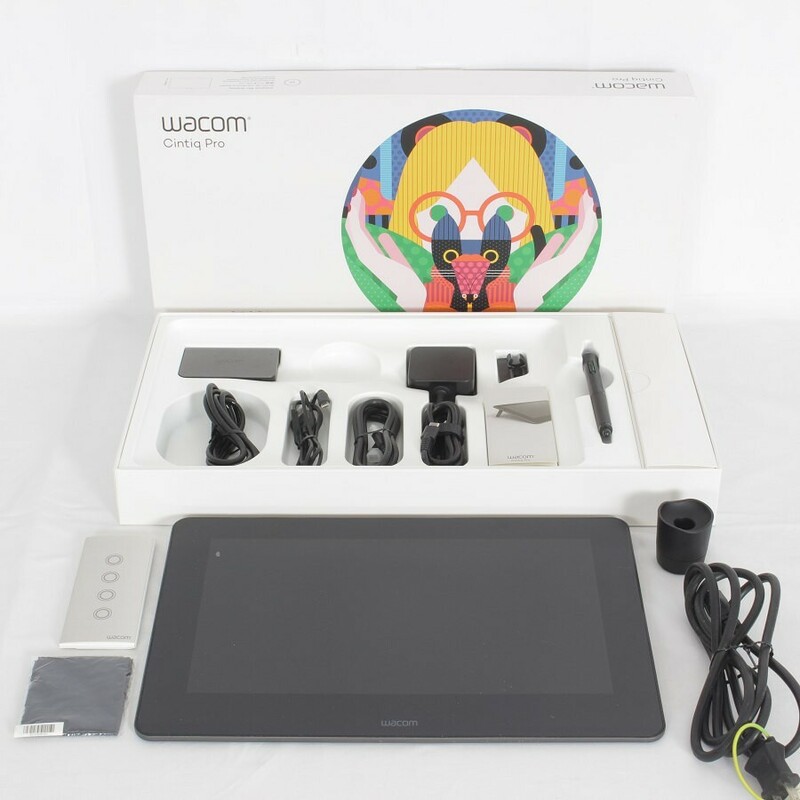 【美品】WACOM Cintiq Pro 13 DTH-1320/AK0-DX 液晶ペンタブレット 13.3型 フルHD 液晶タブレット ワコム 本体