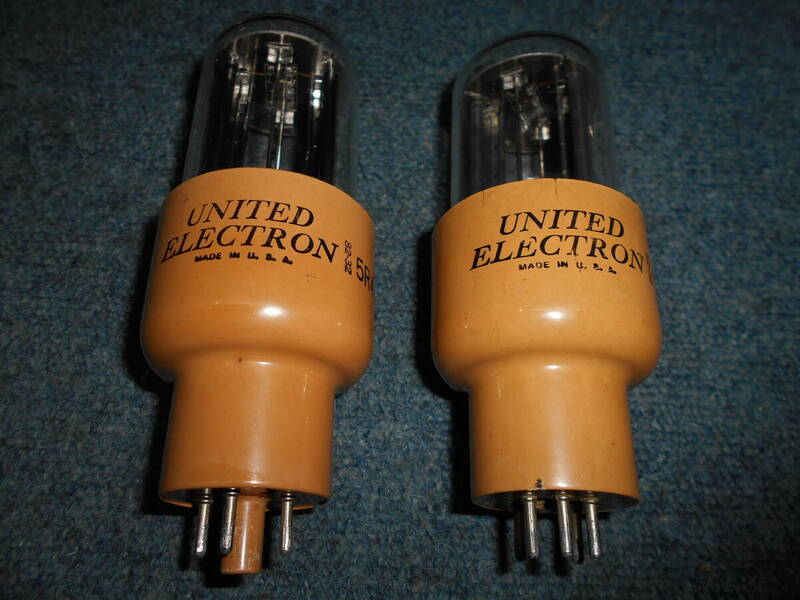 5R4WGY　 2本 　 中古品　　UNITED ELECTRON