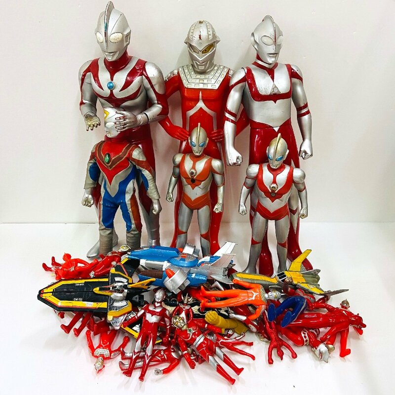 【706-1307u】▼1円スタート▼ ウルトラマン ウルトラマンシリーズ ソフビなどフィギュア まとめ売り