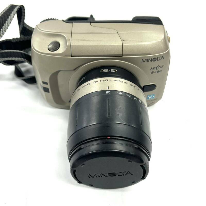 N533 フィルムカメラ MINOLTA ミノルタ VECTIS S-100 LENS 25-150mm 1:4.5(22)-6.3 ジャンク品 中古 訳あり