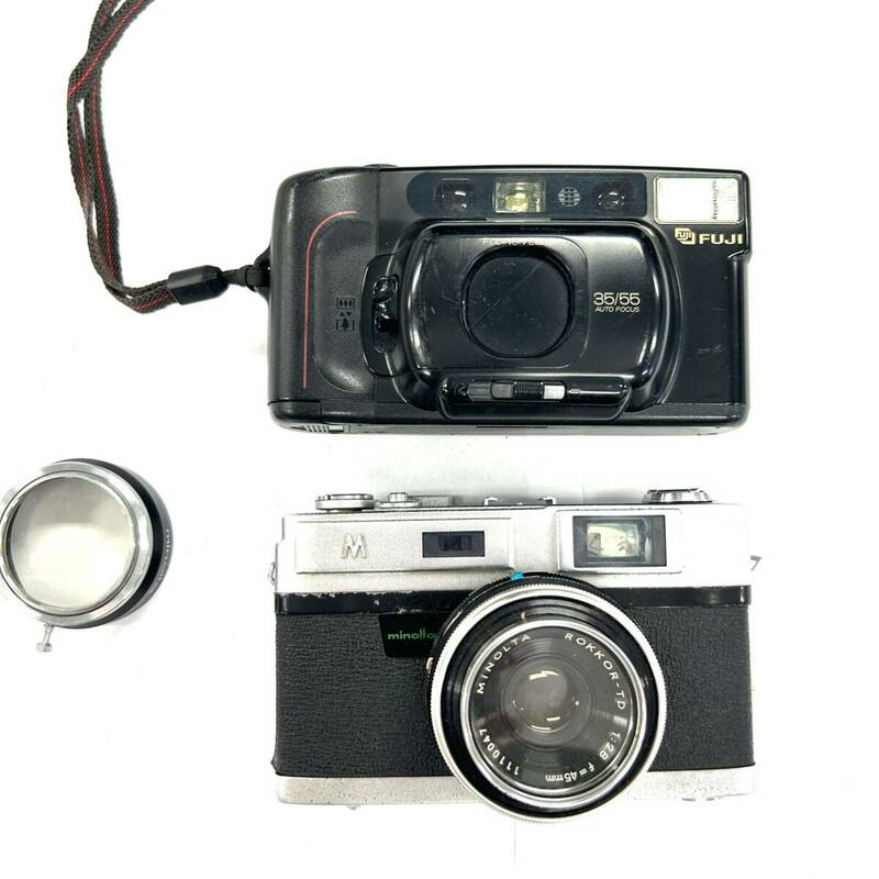 Y703 フィルムカメラ まとめ MINOLTA ミノルタ A3 FUJI フジ TELE CARDIA 160 DATE ジャンク品 中古 訳あり