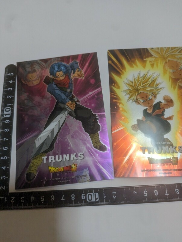 ドラゴンボール超　お菓子付録　メタリックシート　未使用　中古　３枚セット②