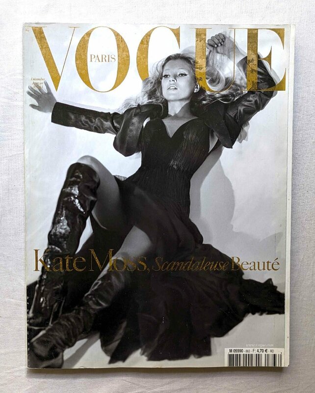 ケイト・モス スペシャル号 Kate Moss 2005年 VOGUE PARIS ブルース・ウェーバー/Corinne Day/マリオ・ソレンティ スーパーモデル