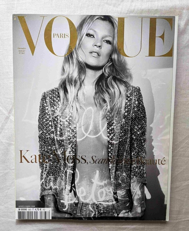 ケイト・モス スペシャル号 VOGUE PARIS Kate Moss 2005年 ブルース・ウェーバー/Corinne Day/マリオ・ソレンティ スーパーモデル