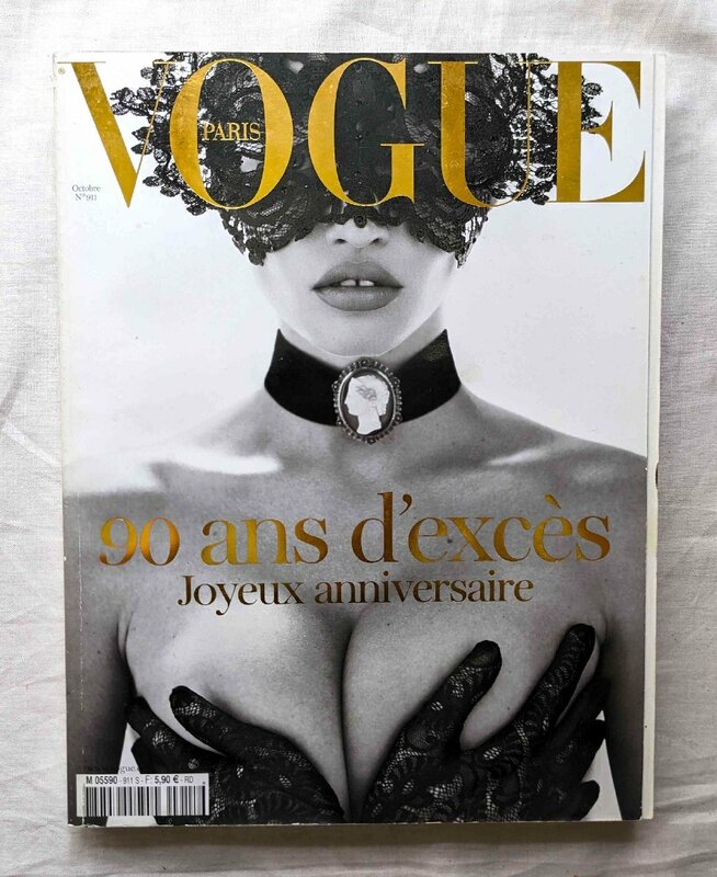 豪華 VOGUE PARIS 90周年SP号 624ページ ブリジット・バルドー/ケイト・モス/カトリーヌ・ドヌーブ/ジャンヌ・モロー/ロミー・シュナイダー