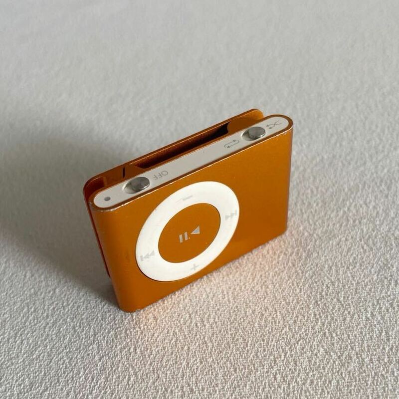 iPod shuffle アイポッド シャッフル 第2世代 オレンジ 本体のみ ジャンク品 送料込み