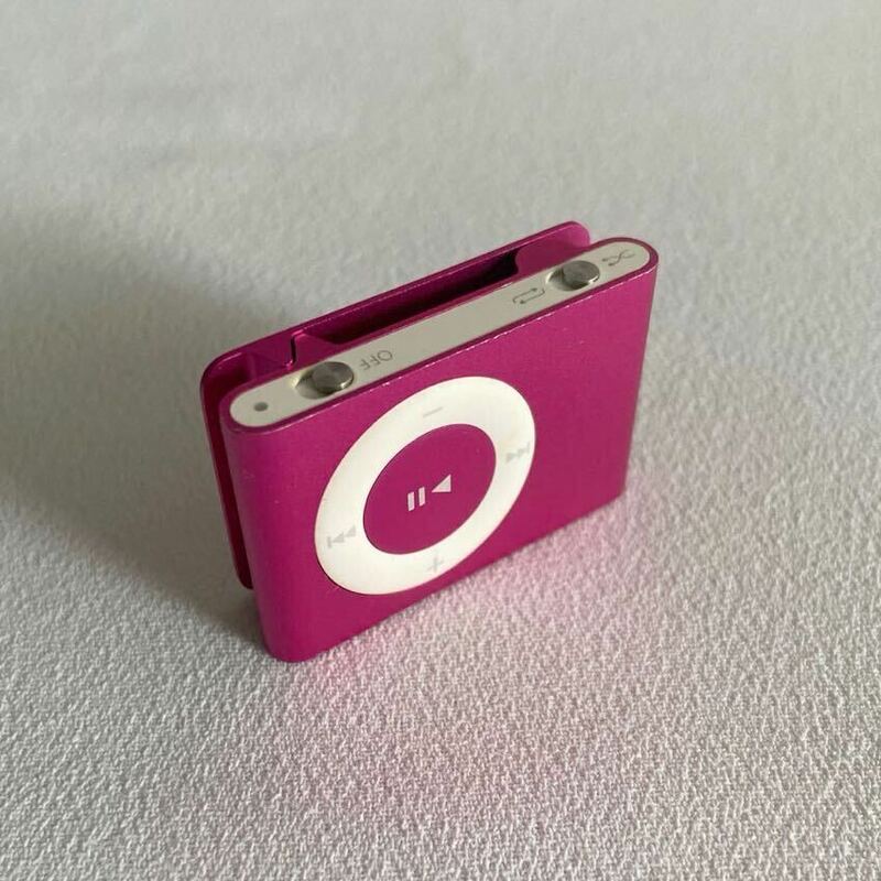 Apple アップル iPod shuffle アイポッド シャッフル 第2世代 ピンク 本体のみジャンク品 送料込み