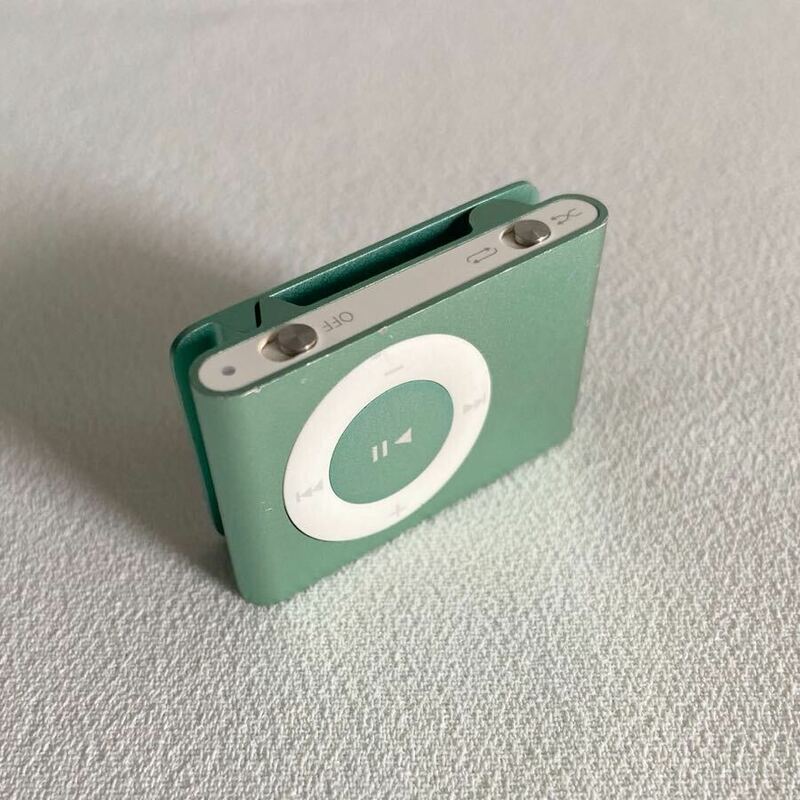 iPod shuffle アイポッド シャッフル 第2世代 グリーン 本体のみジャンク品 送料込み