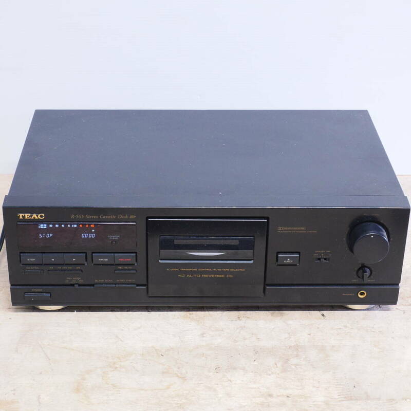 e) カセットデッキ R-565 TEAC ジャンク