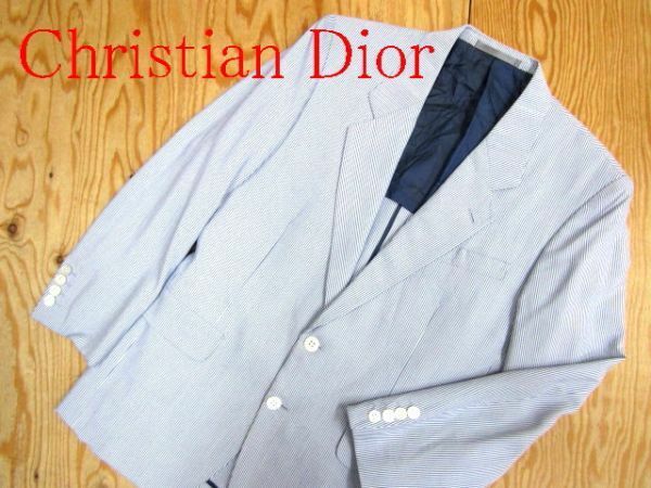 ★クリスチャンディオール Dior★メンズ シルク100％ テーラードジャケット★R60602073A