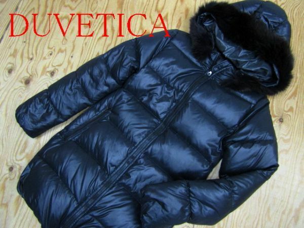 ★DUVETICA デュベティカ★Kappa リアルファーフーディダウンコート レディース 40★R60602019C