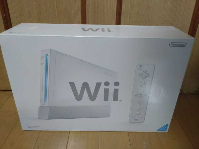【未使用・自宅保管品】Nintendo/任天堂 Wii：RVL-S-WD/シロ・白（本体：RVL-001/他セット品）