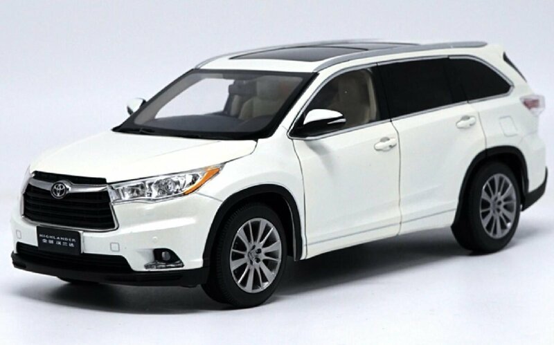 ▲超希少！白！Toyota特注！1/18 トヨタ New HIGHLANDER 2015 新品