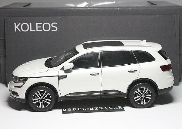 ▲Renault特注！1/18 ルノー KOLEOS 白 新品