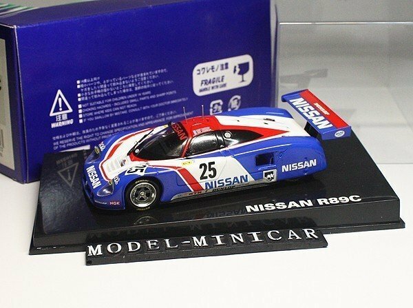 ▲超希少！Q-MODEL 1/43 日産 Nissan R89C #25