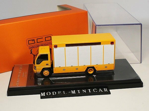 ▲超希少！Yellow！GCD 1/64 五十鈴 ISUZU ELF イスズ tow trucks トラック 全金属