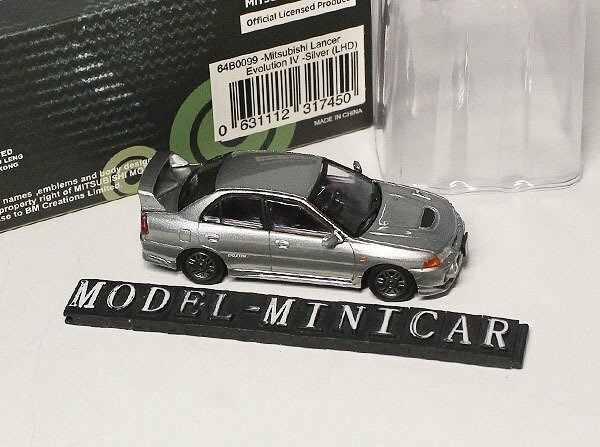 ▲超希少！BM CREATIONS 1/64 ランサーエボリューション Lancer Evolution 4 EVO IV