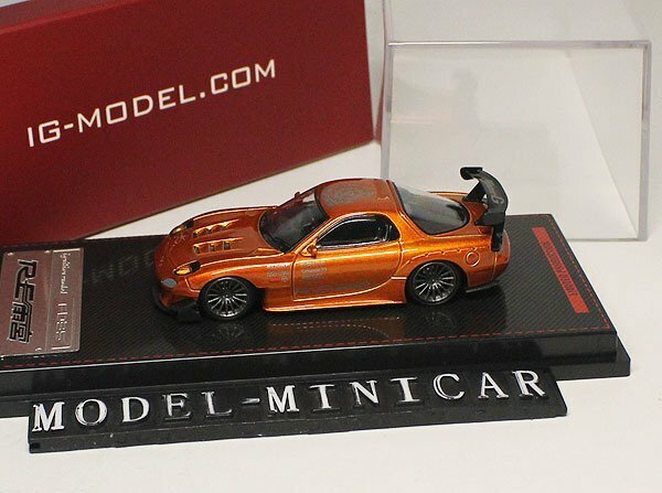 ▲入手困難！Orange！Ignition Model 1/64 アテンザ MAZDA RX-7 (FD3S) RE 雨宮 IG 新品