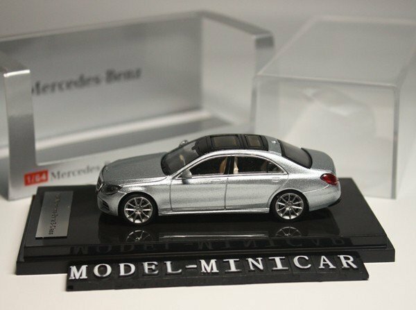 ▲超希少！BENZ 1/64 メルセデスベンツ S450 S500 S600 V222 Sクラス AMGライン S KLASSE W222 銀 新品