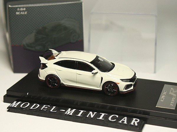 ▲超希少！白！LCD 1/64 ホンダ Honda Civic シビックType R タイプ R 無限 FK8