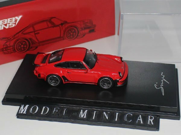 ▲超希少！Red！世界限定！HF 1/64 ポルシェ Porsche 911 Singer 930 Turbo Study 新品