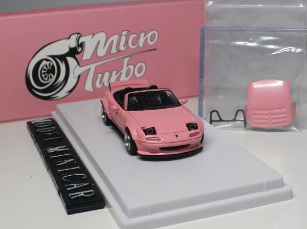 ▲入手困難！限定品！Pink！MicroTurbo 1/64 マツダ MAZDA MX-5 MX5 RB Eunos Roadster ロードスター NA 新品 MT