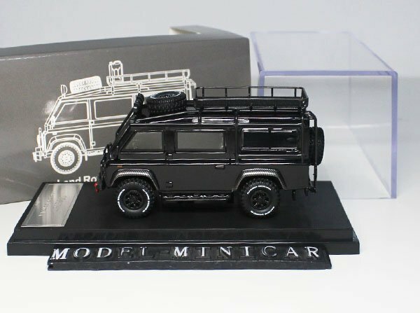 ▲入手困難！黑！限定品！Master 1/64 ランドローバー LAND ROVER Defender VAN ディフェンダー 新品