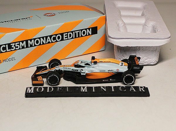 ▲入手困難！#3！世界限定！Gulf 1/64 マクラーレン McLaren MCL35M Monaco Grand Prix 2021 新品 F1