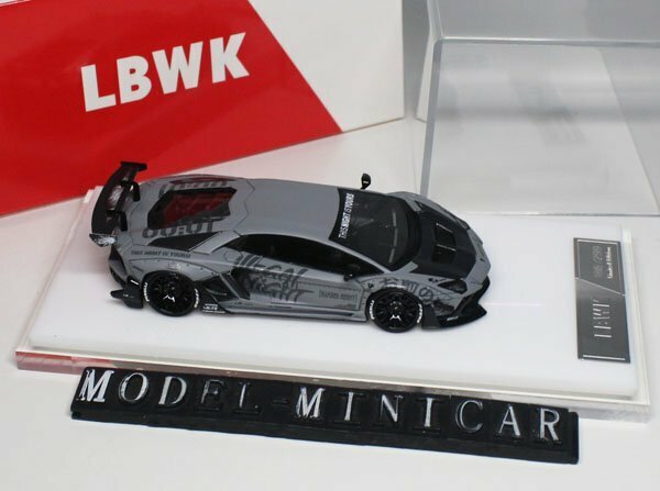 ▲Resin Model！世界299台！Matt Grey！TP 1/64 ランボルギーニ LP700-4 LBWK Liberty Walk LB Works アヴェンタドール 2.0 Zero Fighter