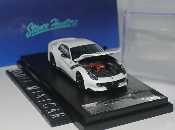 ▲入手困難！白！金属製！SH 1/64 フェラーリ Ferrari F12 TDF 新品 Stance Hunters