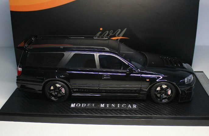 ▲最後1台！黑！世界限定66台！IM 1/18 日産 NISSAN Stagea GTR R34 GT-R Wagon WC34 260RS ワゴン 新品 Resin Model