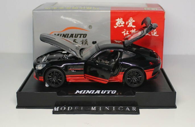 ▲超希少！赤黑！BENZ 1/32 メルセデスベンツAMG GT GT-R GTS GTR 2017 新品