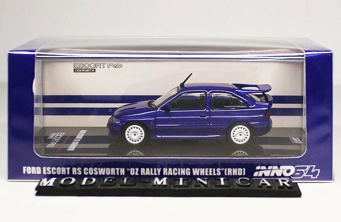 ▲超希少！青！INNO 1/64 Ford フォード Escort RS Cosworth OZ 新品