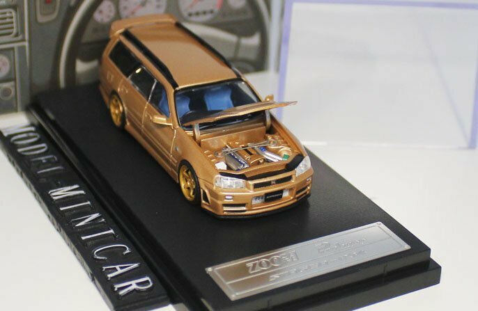 ▲限定品！Gold！ZOOM 1/64 日産 NISSAN Stagea R34 GT-R Wagon WC34 260RS ワゴン 新品