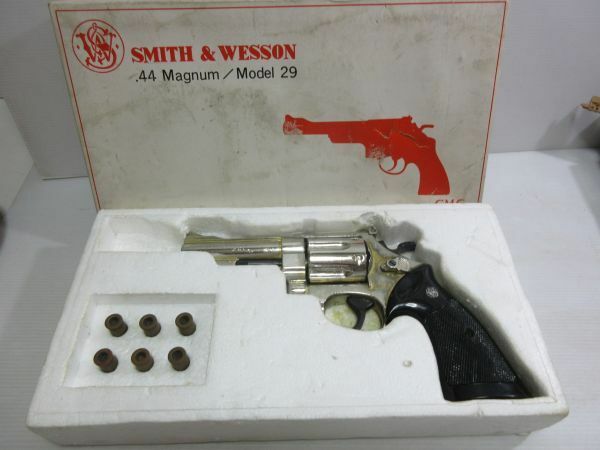 ◆東京CMC S&W M29 4インチ 44マグナム 金属モデルガン SMITH & WESSON ジャンク スミス＆ウェッソン リボルバー 元箱入り 現状渡し