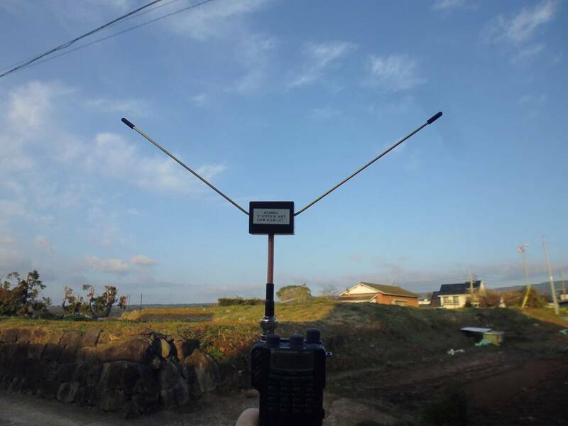 430MHz V DIPOLE アンテナ BNC TYPE ( ZHW-HAM-167 )