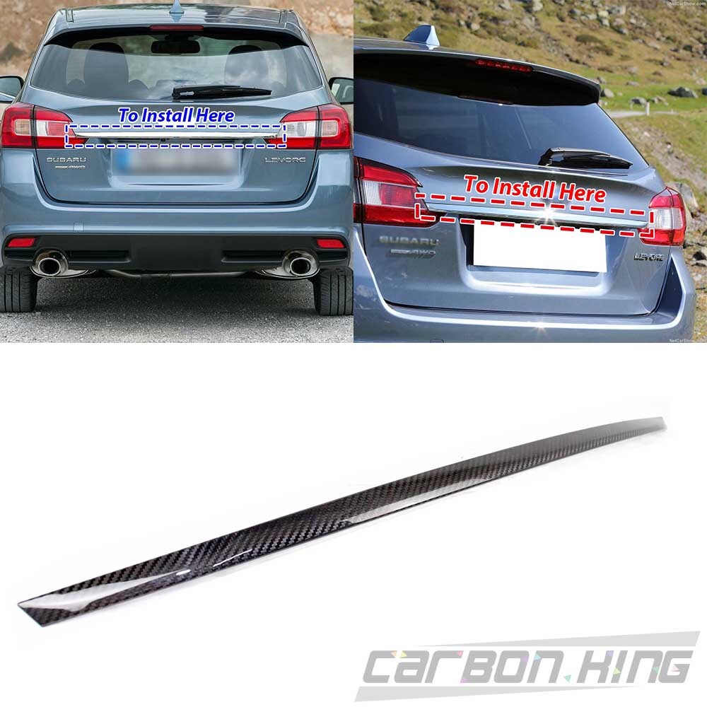 2014-2020 スバル レヴォーグ VM4/VMG カーボン製品 トランク リッドモール カバー