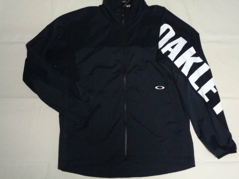 XXL†即決†オークリー長袖ファスナージャケット吸汗速乾新品ＵＶヵットOAKLEYジップアップブラック