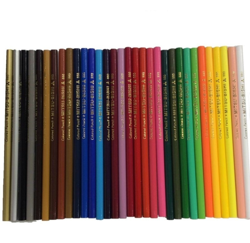 あかちゃいろ2本セット【即決】◆三菱鉛筆 色鉛筆《単色》◆ No.880 色鉛筆セットの補充用にいかがですか？ 